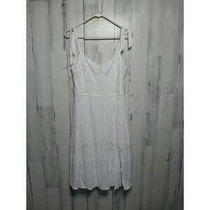Steve Madden Carlynn Dress In White Size 10 Eyelet